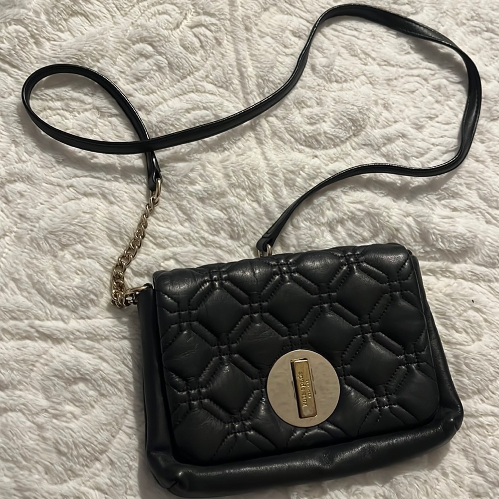 KATE SPADE QUILTED CROSSBODY PURSE - Picture 1 of 6